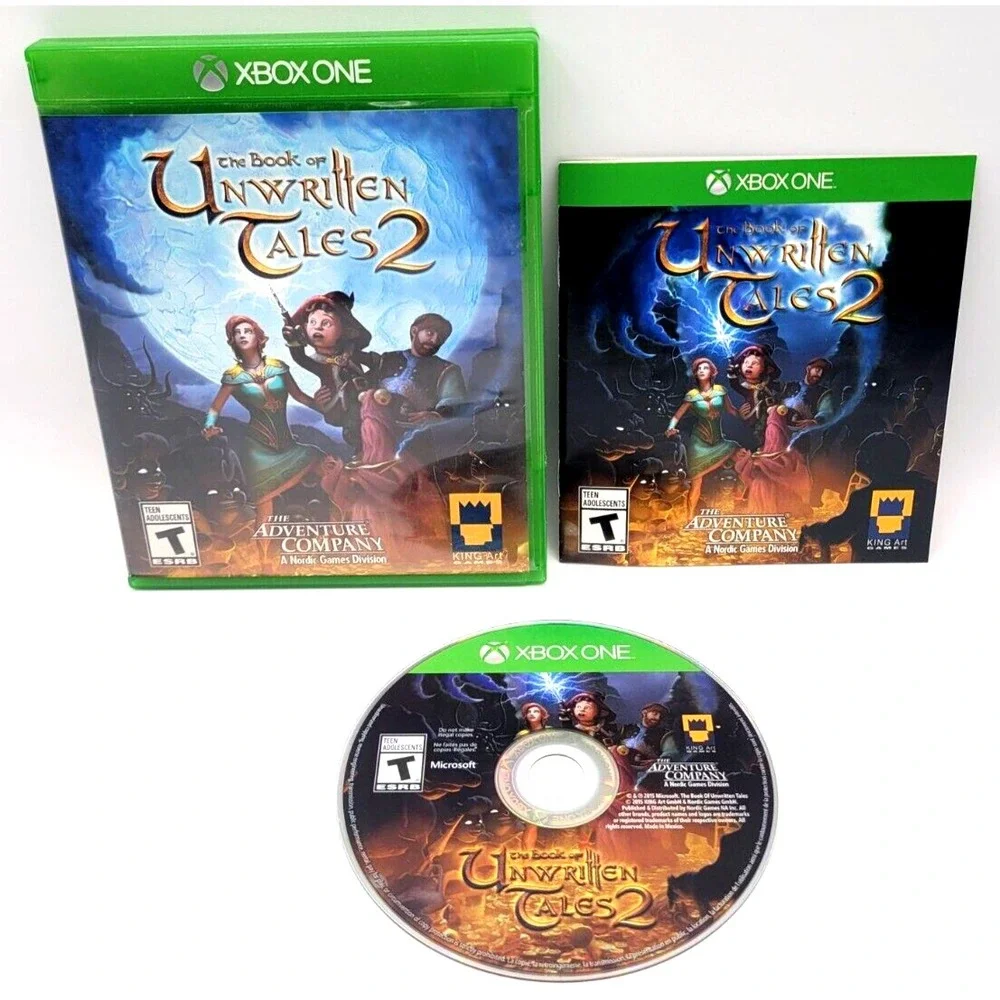 The‎ Book Of Unwritten Tales 2 XBOX One Game CIB Complete In Box